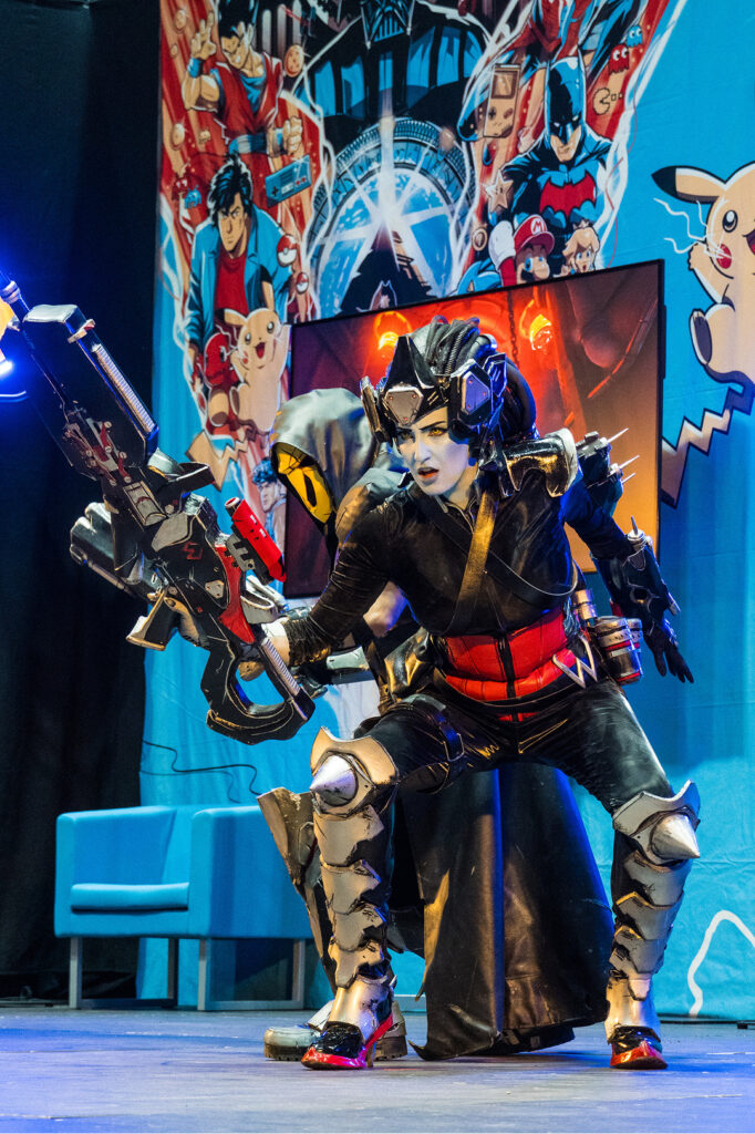 Cosplayeurs sur scène