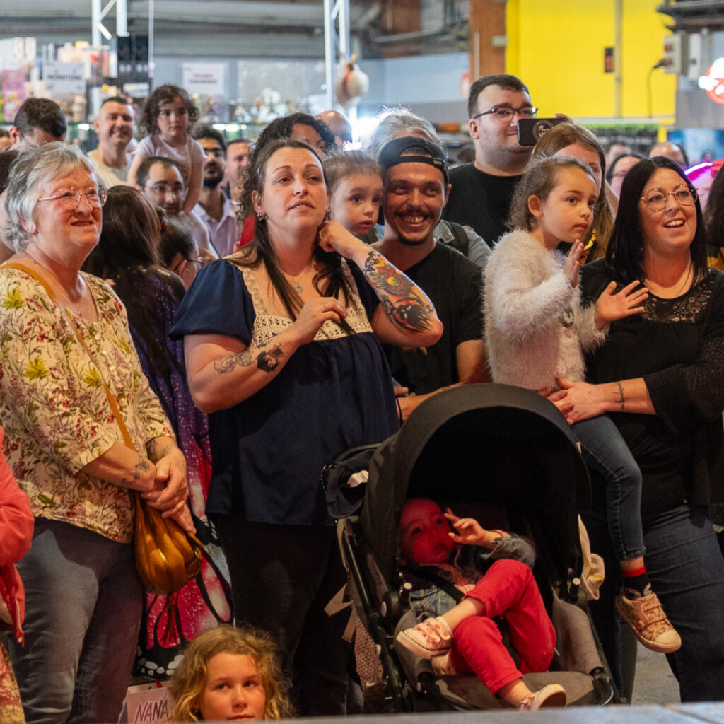 Des familles au festival Geek Life