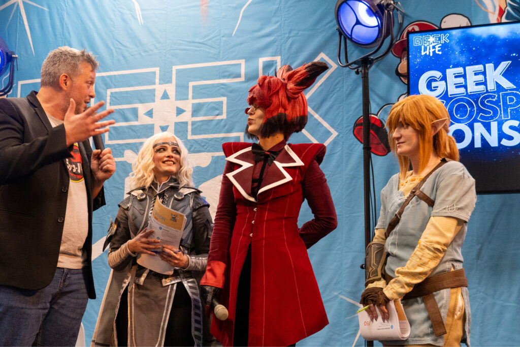 Concours cosplay sur scène