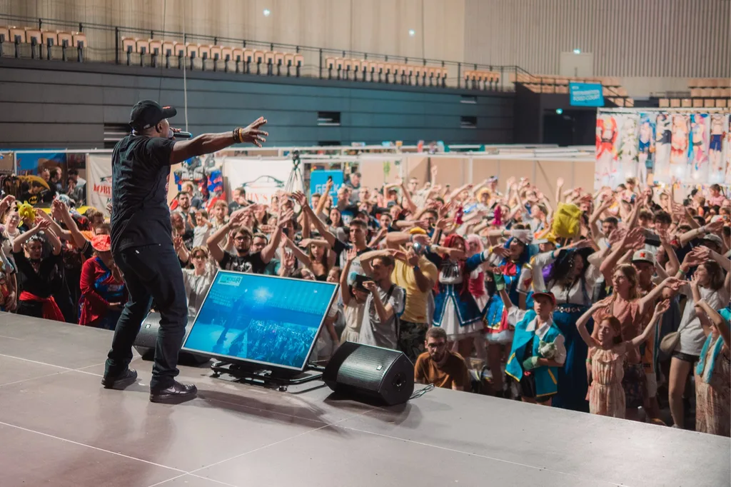 Concert sur la scène de Geek Life