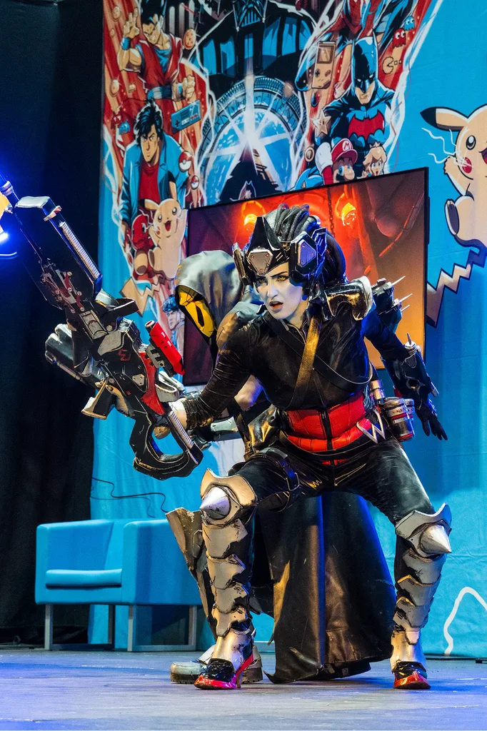 Cosplayeurs sur scène