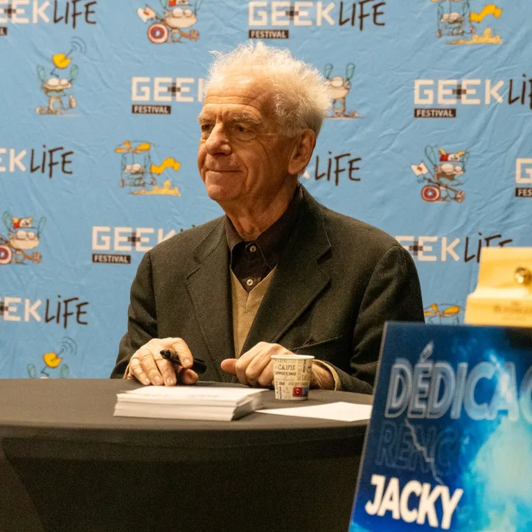 Jacky du Club Dorothée en dédicaces pendant le Geek Life Le Mans les 18 et 19 janvier 2025