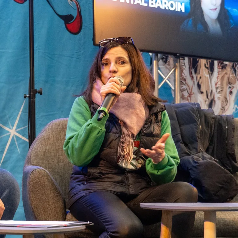La comédienne de doublage Chantal Baroin en conférence au Mans pendant le Geek Life les 18 et 19 janvier 2025