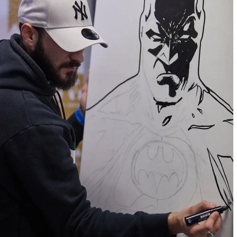 Allée des artistes et exposants au Geek Life