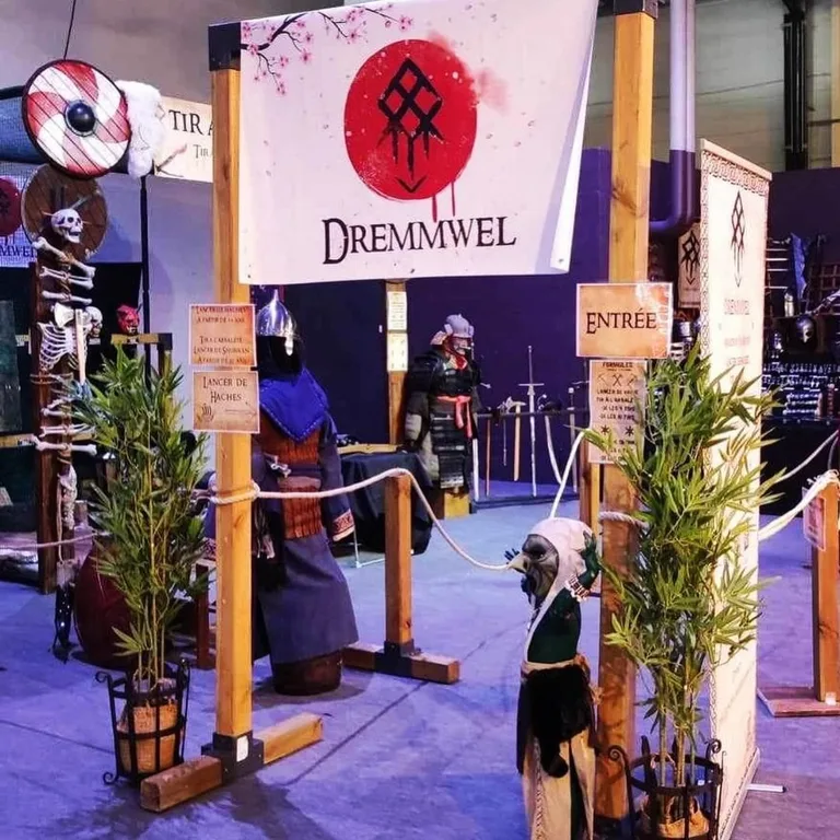 Camp viking et lancer de haches au Geek Life